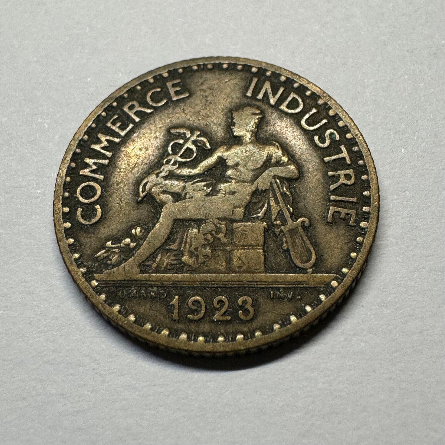 1923 France 1 Franc - Chambers of Commerce - Beautiful Coin - #A-002