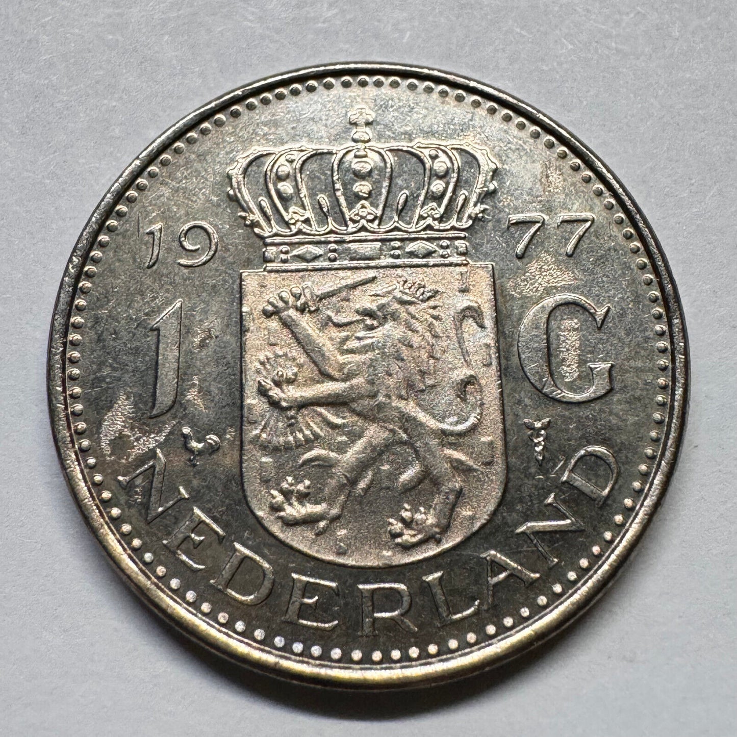 1977 Netherlands 1 Gulden - Beautiful Coin - #A-017