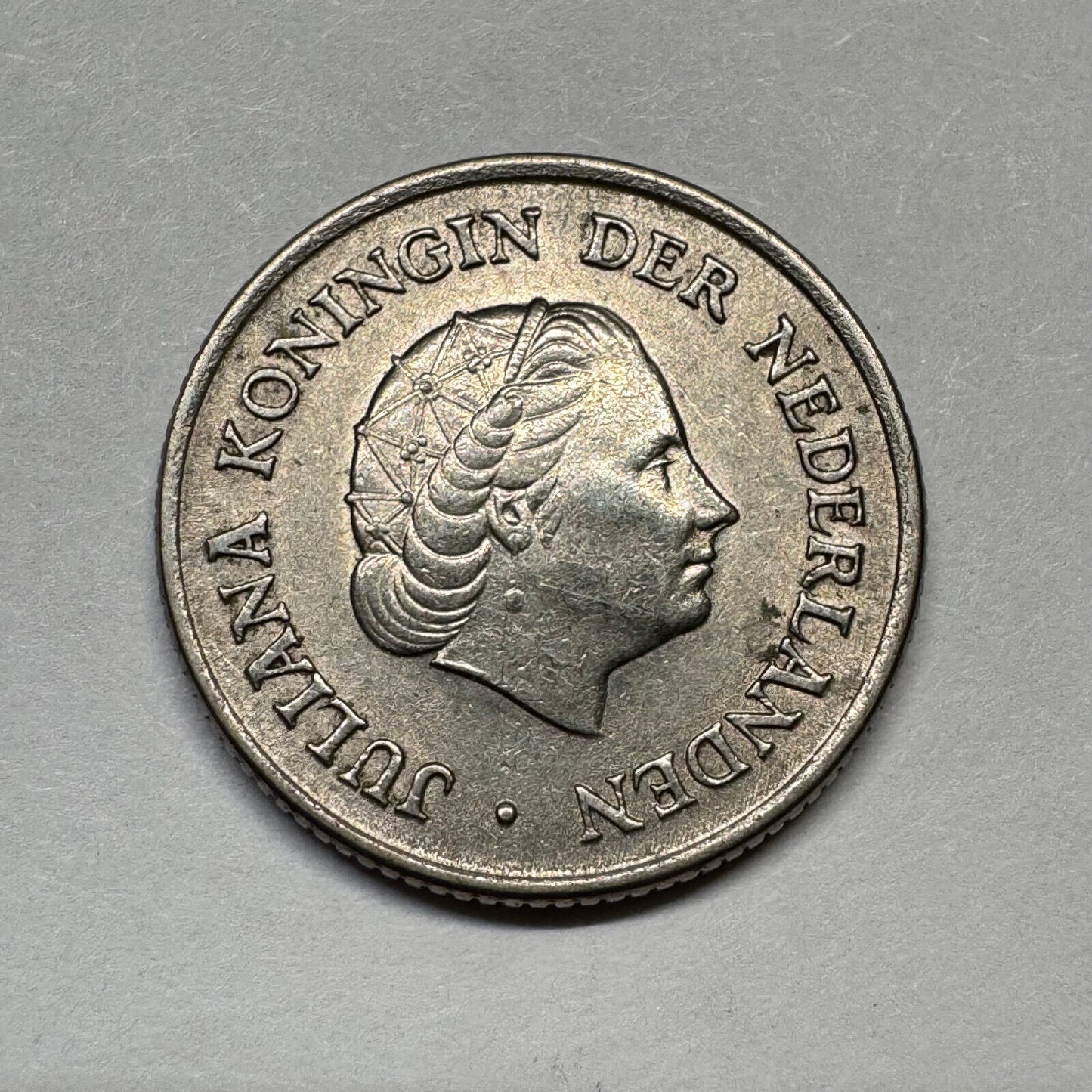1955 Netherlands 25 Cents - Beautiful Coin - #A-100