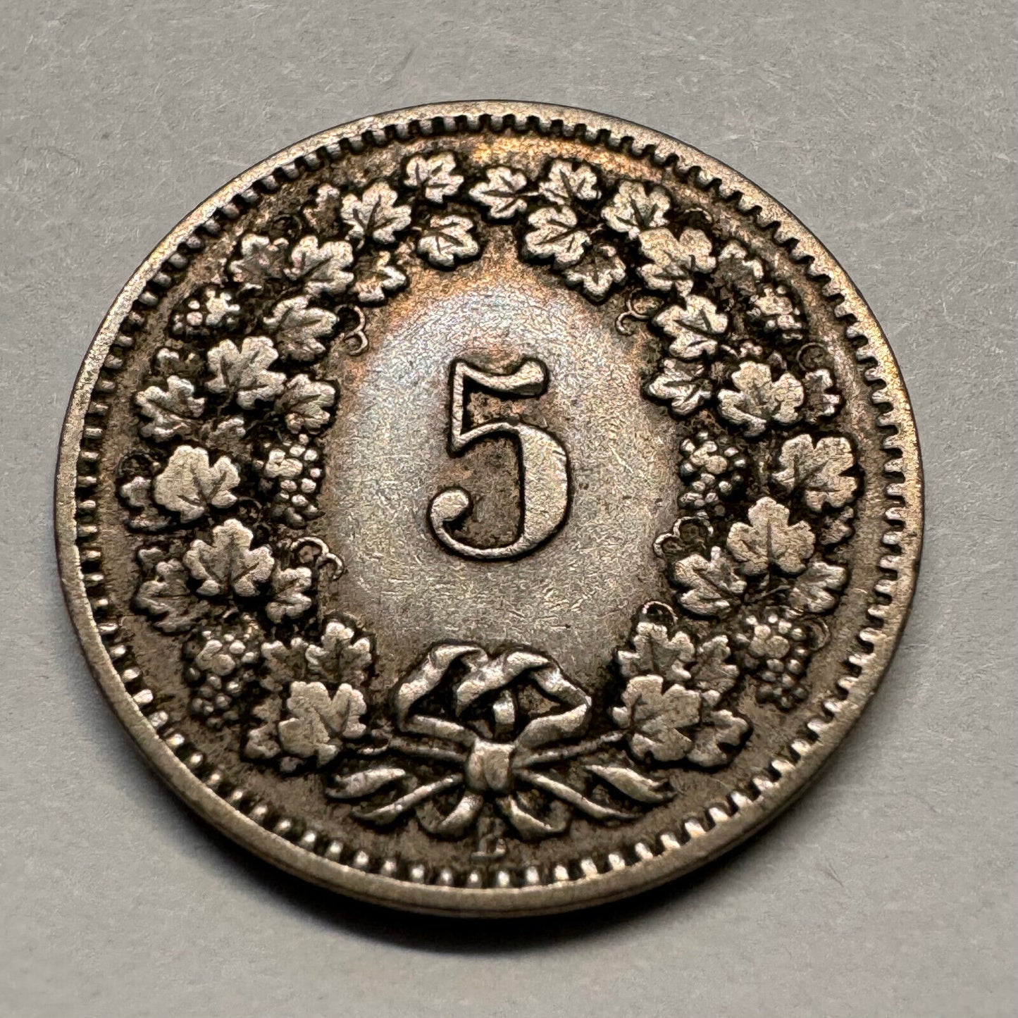 1911 Switzerland 5 Rappen - Beautiful Coin - #A-066