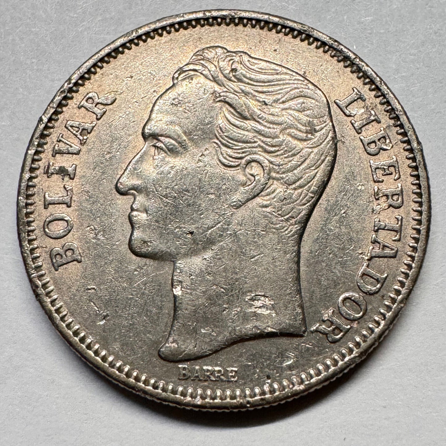 1967 Venezuela 1 Bolivar - Beautiful Coin - #A-017