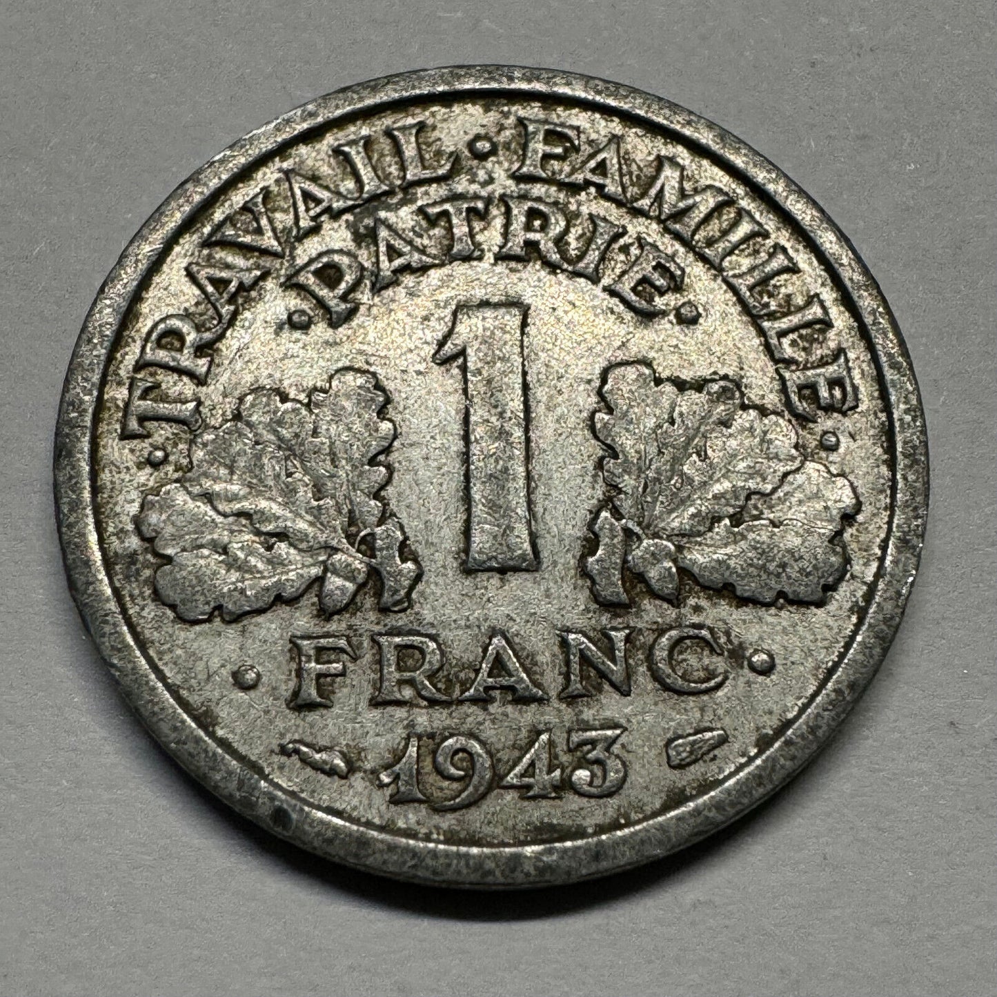 1943 France 1 Franc - Beautiful Coin - #A-007