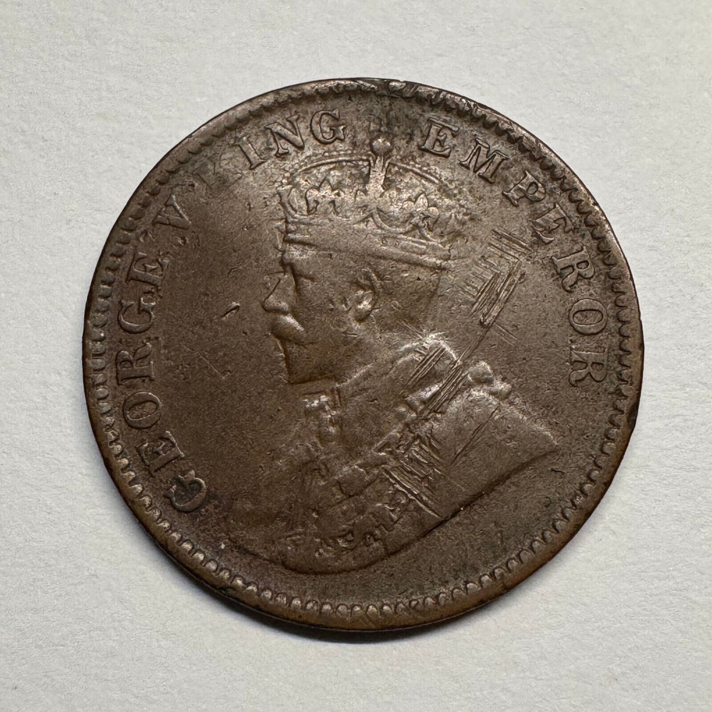 1936 India 1/4 Anna - Beautiful Coin - #B-059