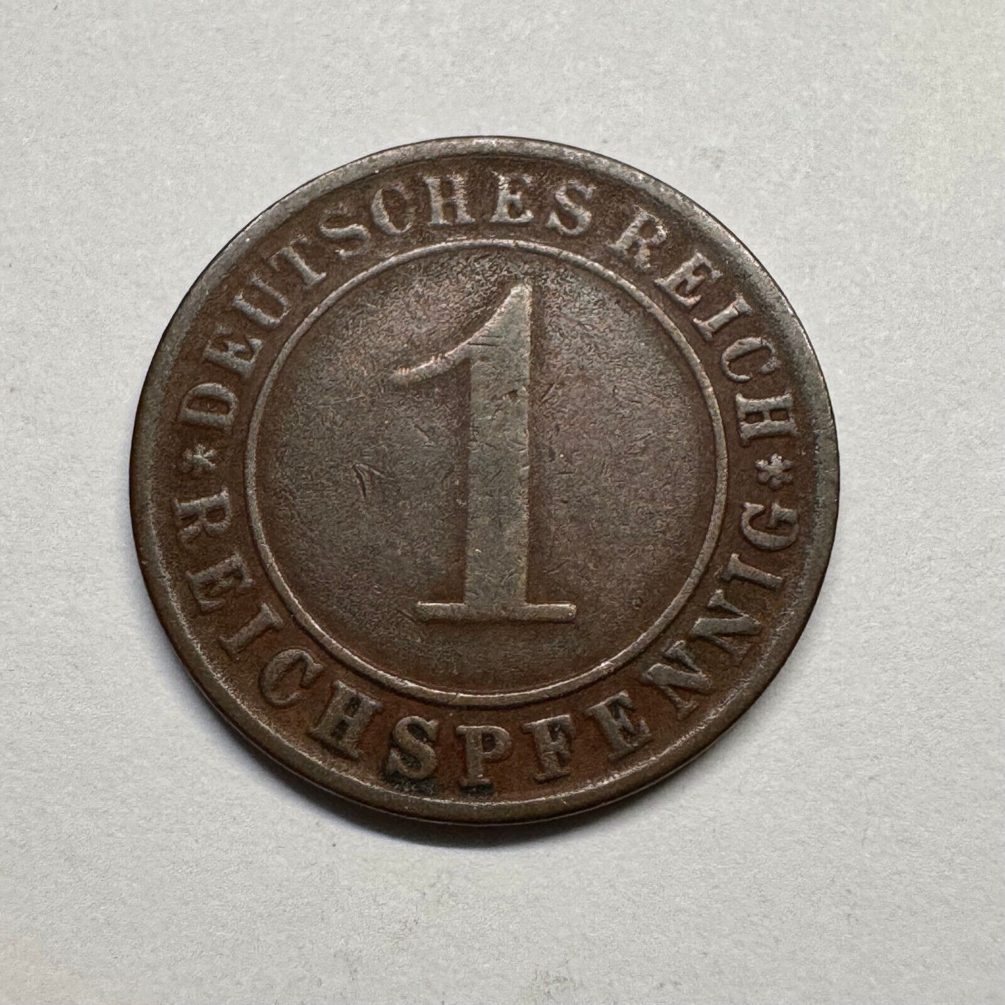 1929 Germany 1 Reichspfennig - Beautiful Coin - #B-051