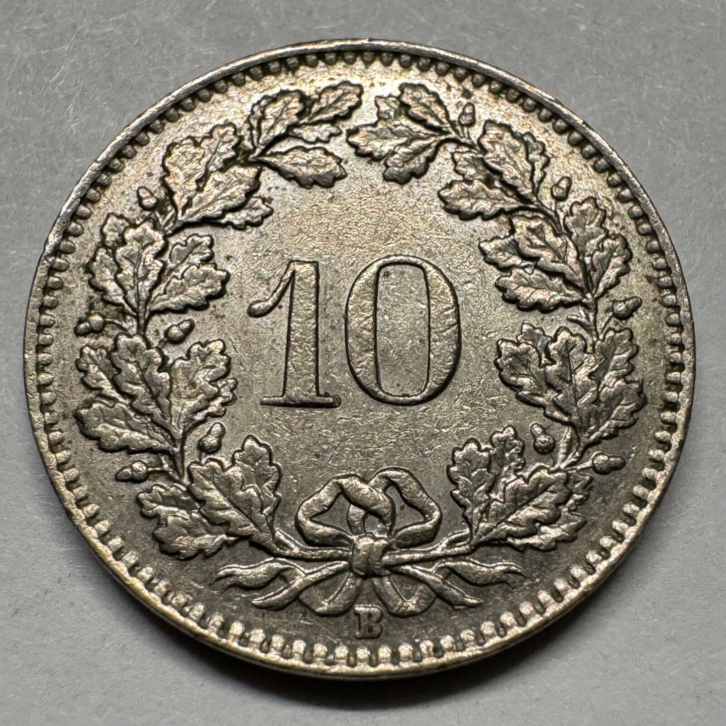 1958 Switzerland 10 Rappen - Beautiful Coin - #A-068