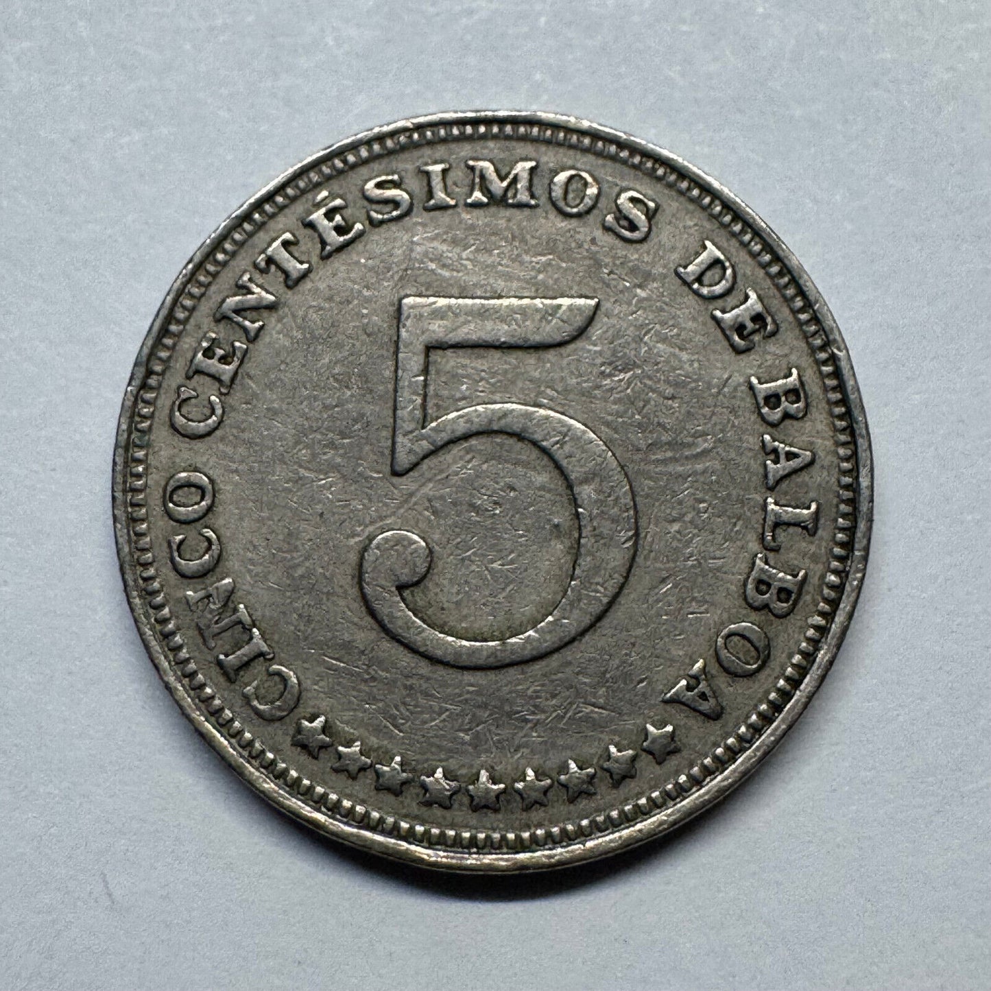 1966 Panama 5 Centesimos - Beautiful Coin - #B-025