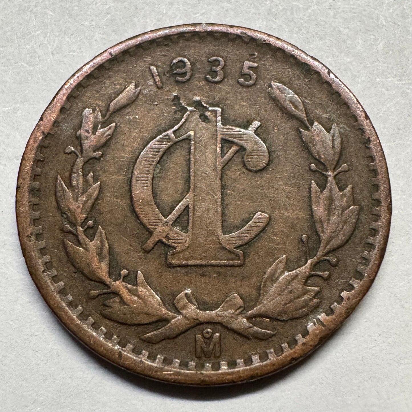 1935 Mexico 1 Centavo - Beautiful Coin - #A-072