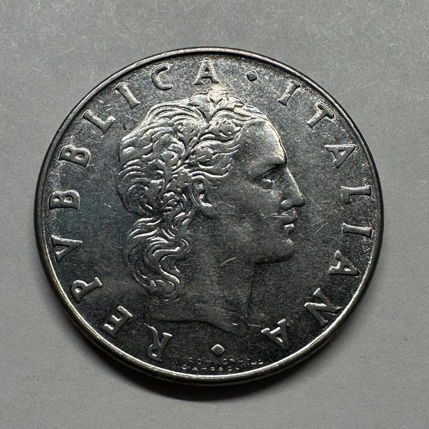1977 Italy 50 Lire - Beautiful Coin - #B-024