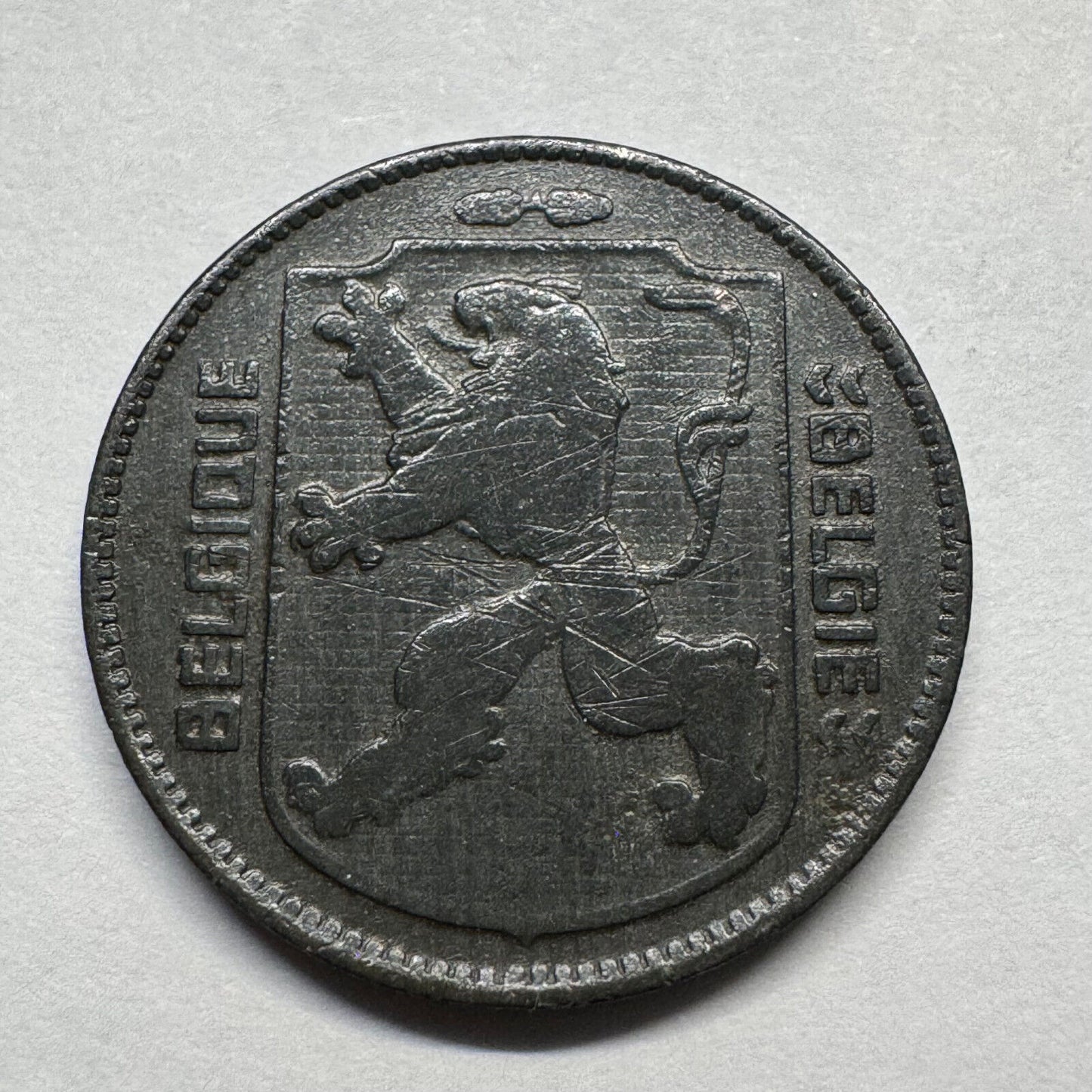 1942 Belgium 1 Franc - Beautiful Coin - #B-033