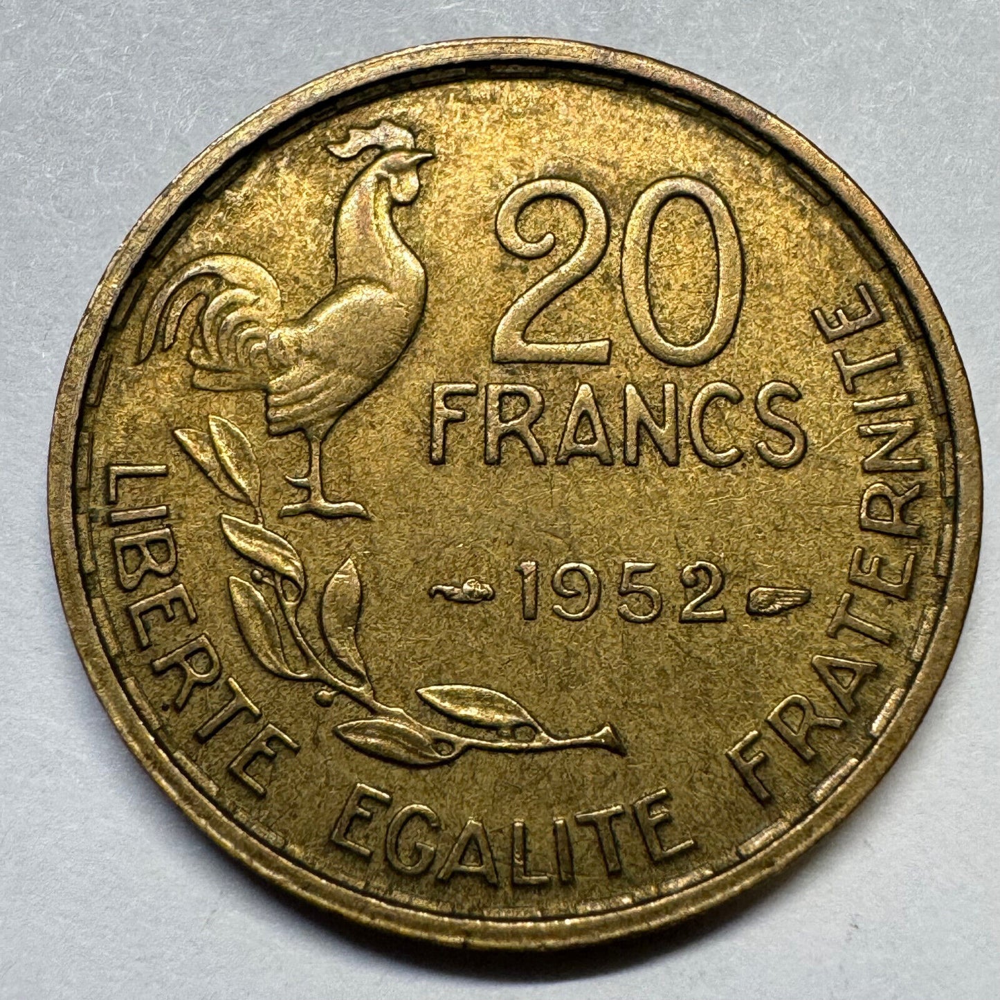1952 France 20 Francs - Beautiful Coin - #A-078