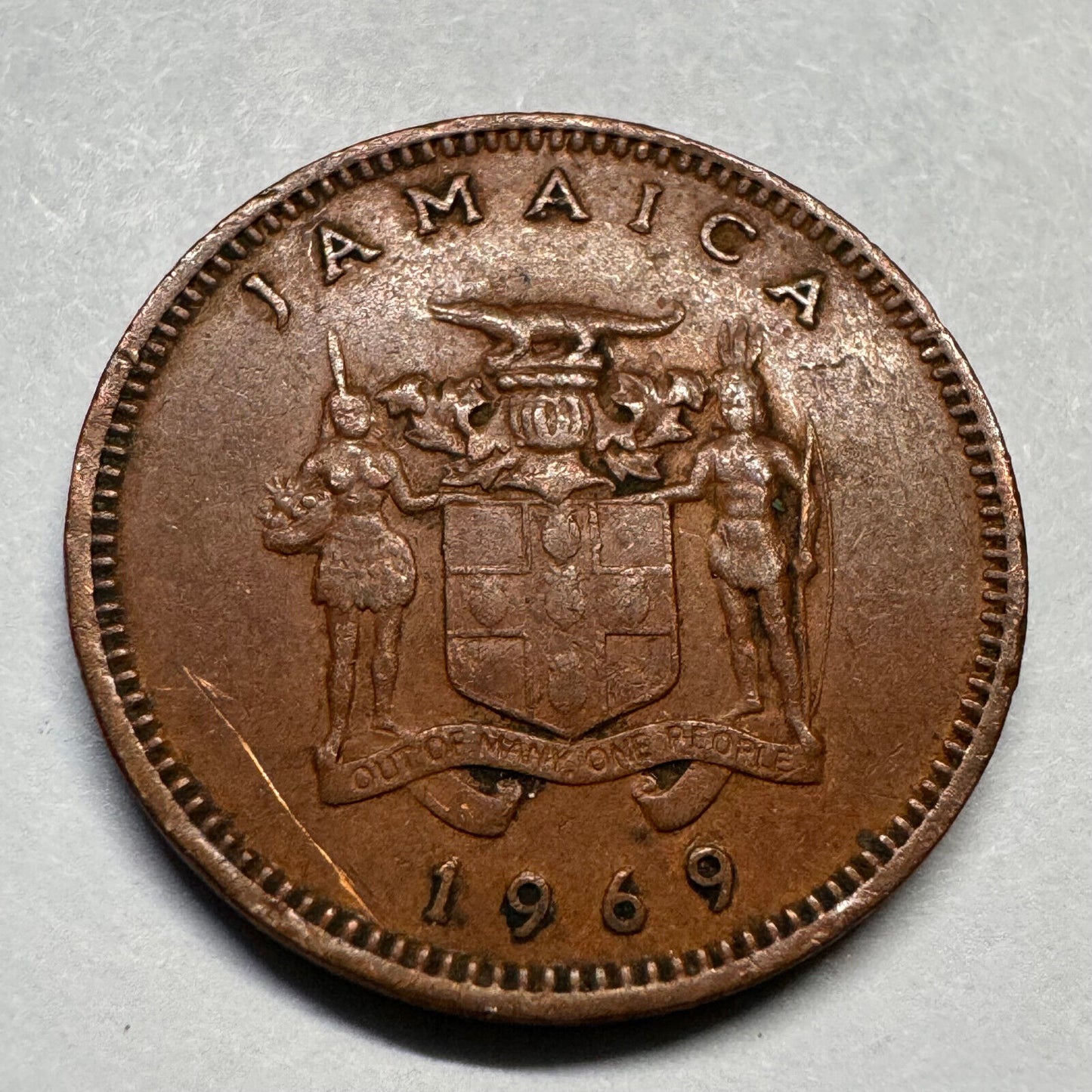 1969 Jamaica 1 Cent - Beautiful Coin - #A-042