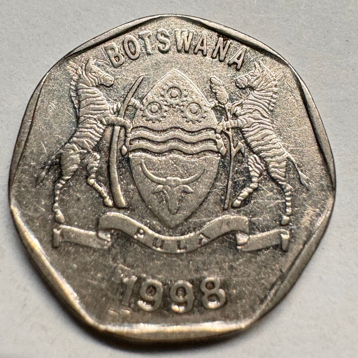 1998 Botswana 25 Thebe - Beautiful Coin - #A-026