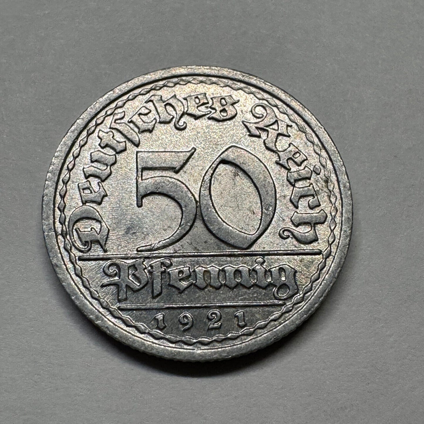 1921 Germany 50 Pfennig - Beautiful Coin - #B-004