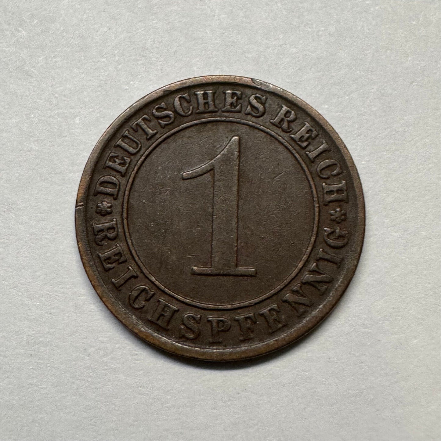 1934 Germany 1 Reichspfennig - Beautiful Coin - #B-023