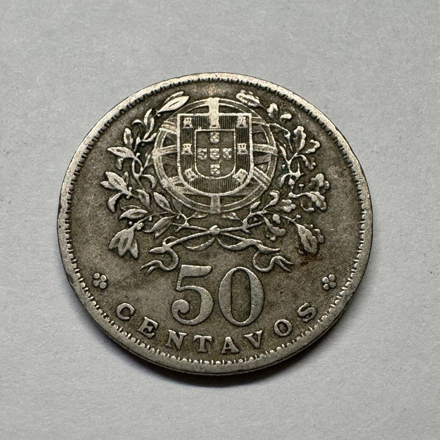 1957 Portugal 50 Centavos - Beautiful Coin - #B-004