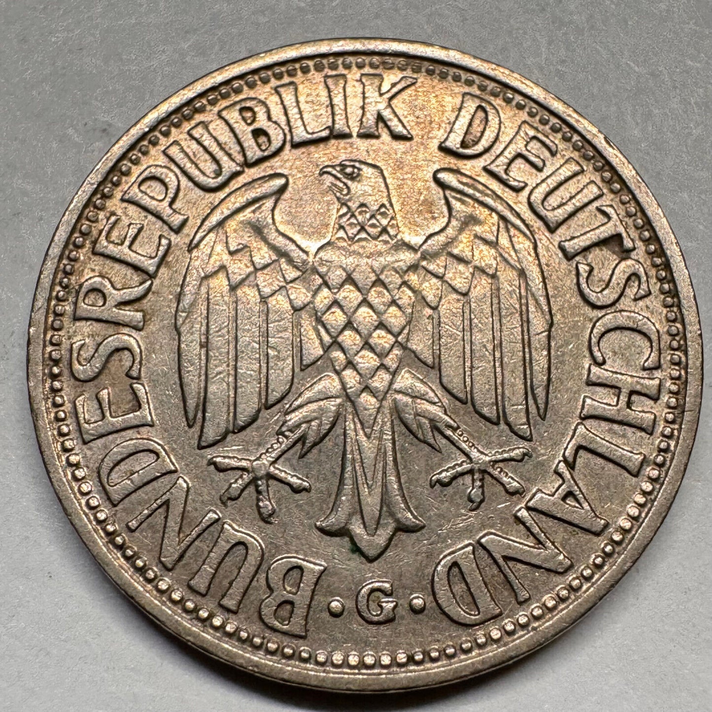1950 Germany 1 Mark - G - Beautiful Coin - #A-031