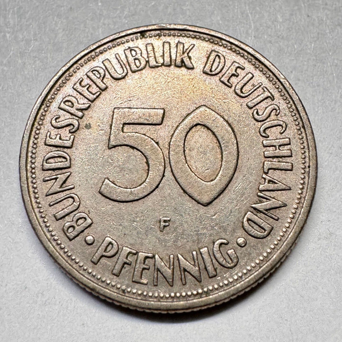 1950 Germany 50 Pfennig - Beautiful Coin - #A-016