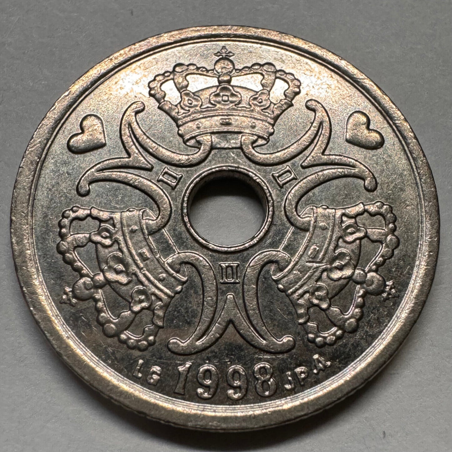 1998 Denmark 2 Kroner - Beautiful Coin - #A-063