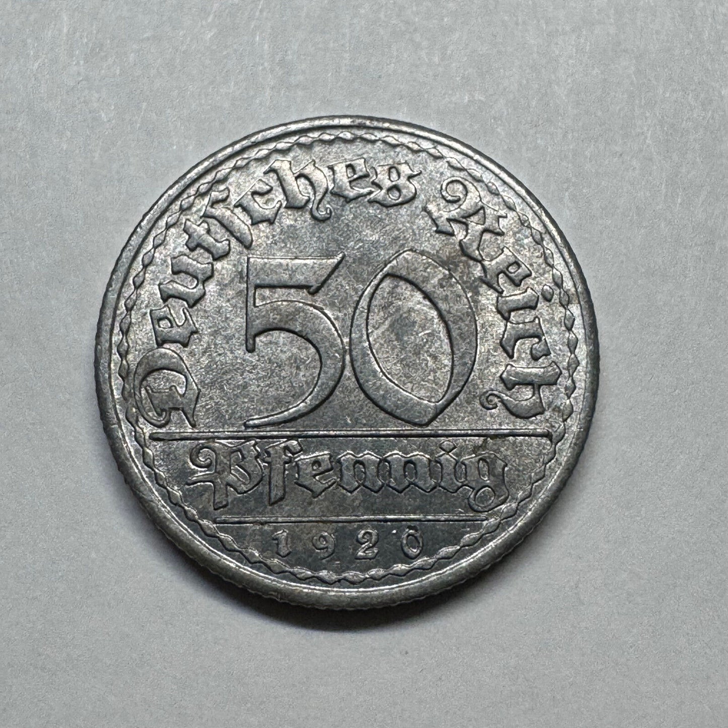 1920 Germany 50 Pfennig - Beautiful Coin - #B-004