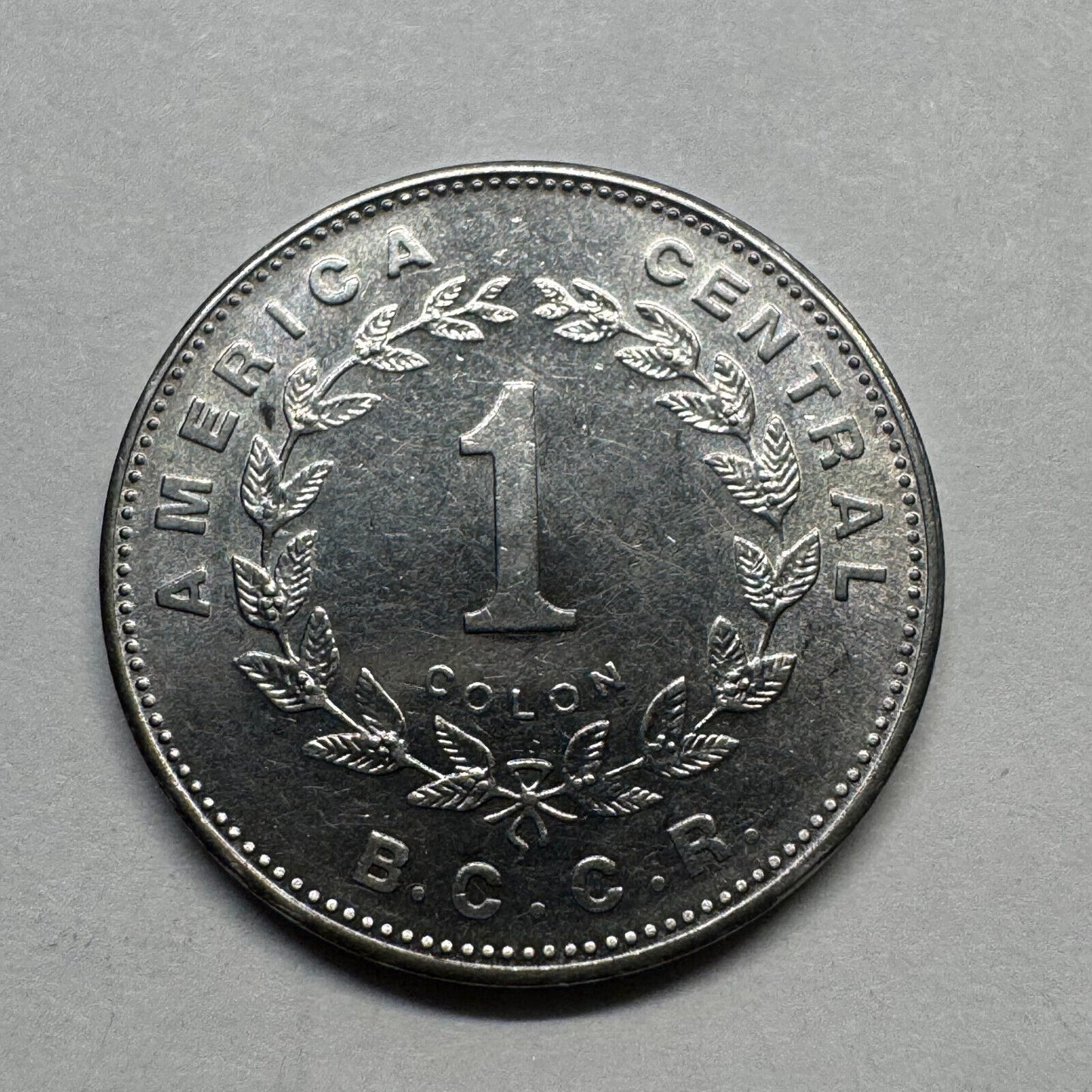 1989 Costa Rica 1 Colon - Beautiful Coin - #B-022