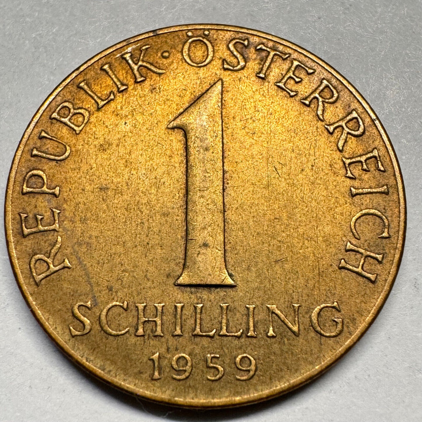 1959 Austria 1 Schilling - Beautiful Coin - #A-057