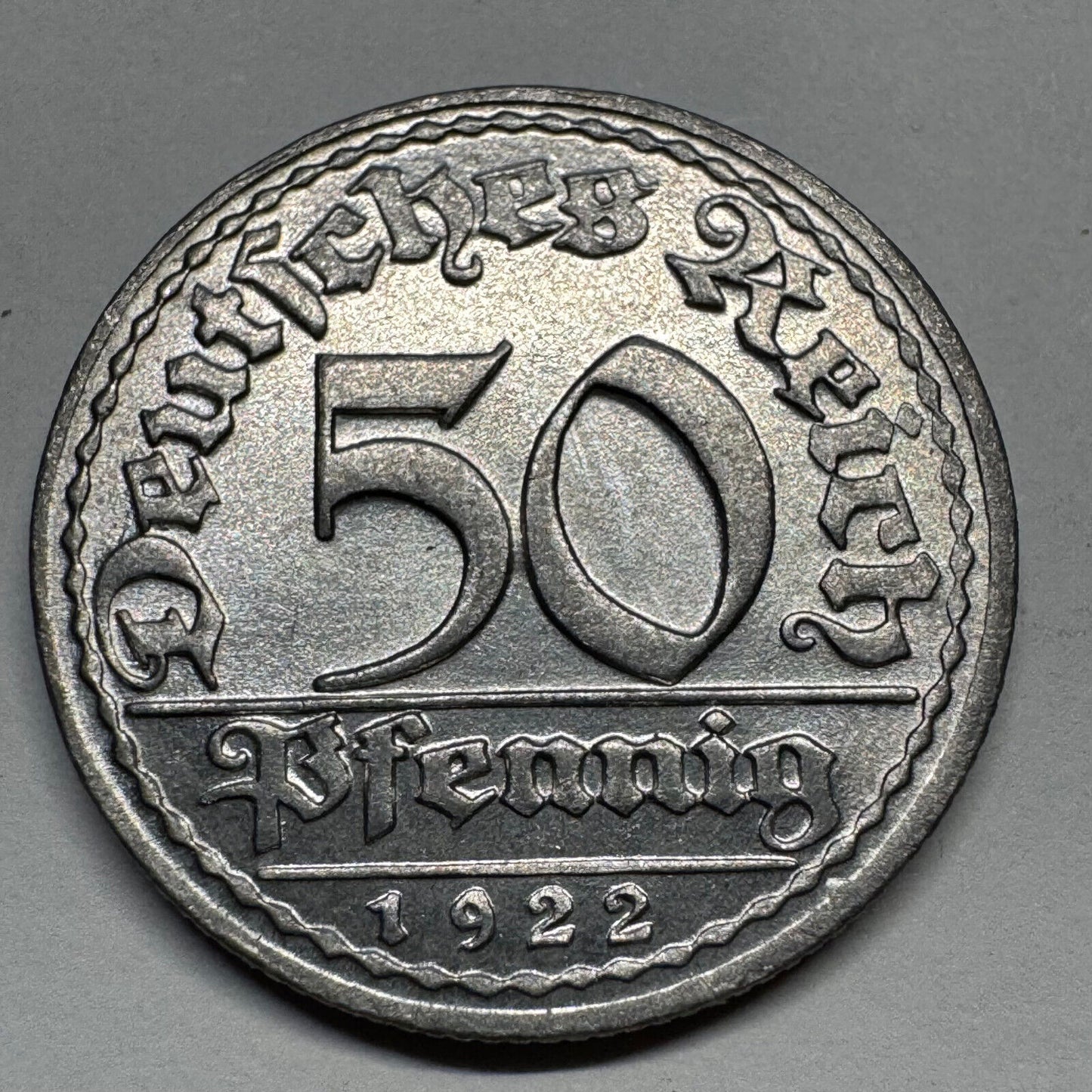 1922 Germany 50 Pfennig - Beautiful Coin - #B-041