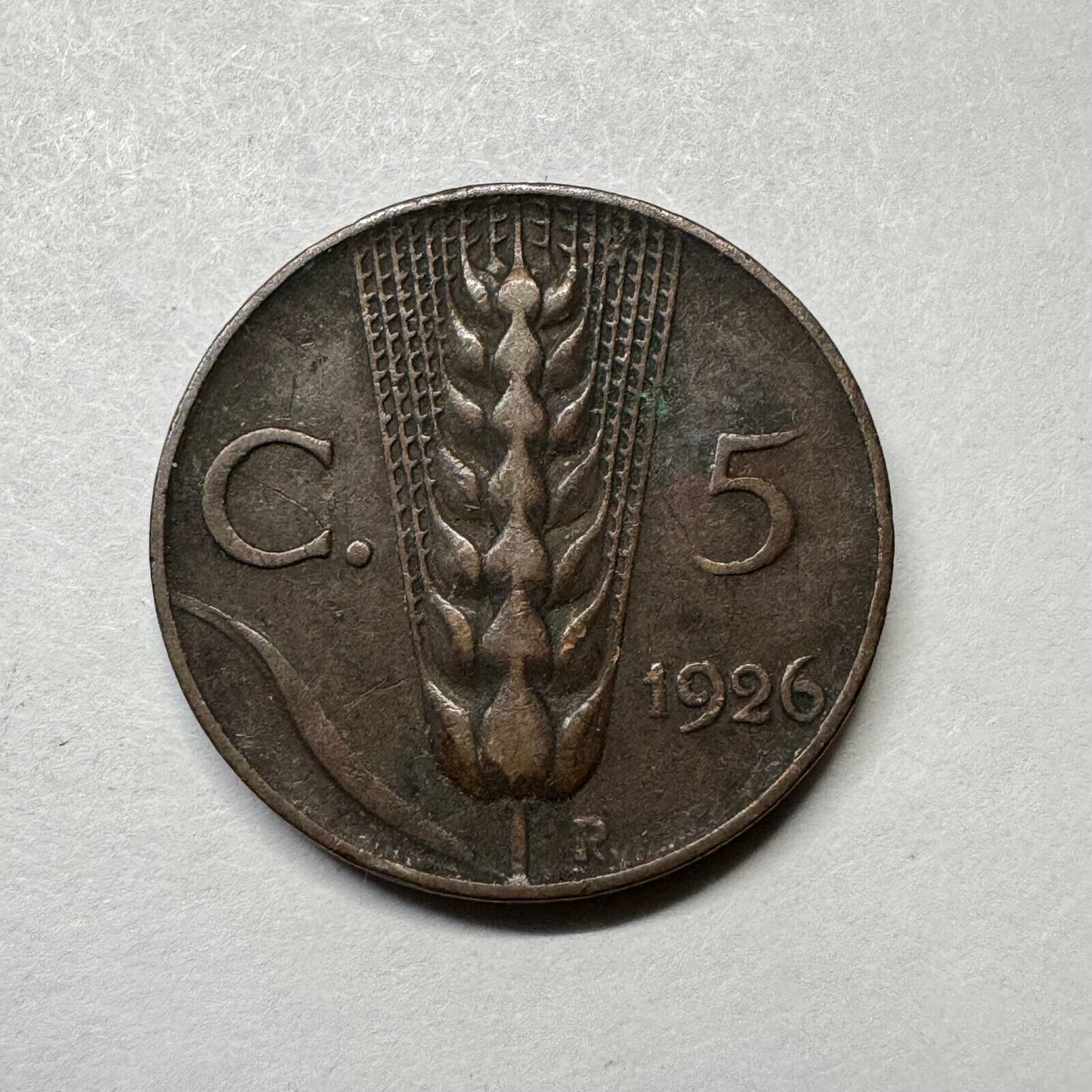 1926 Italy 5 Centesimi - Beautiful Coin - #B-005