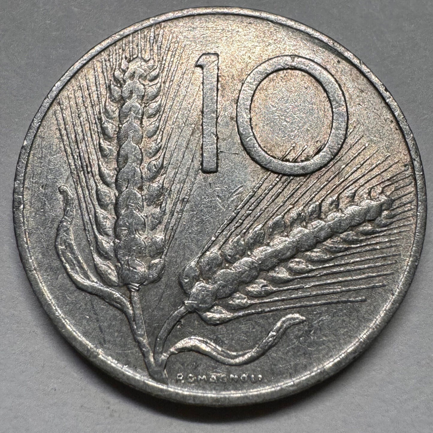 1955 Italy 10 Lire - Beautiful Coin - #A-067