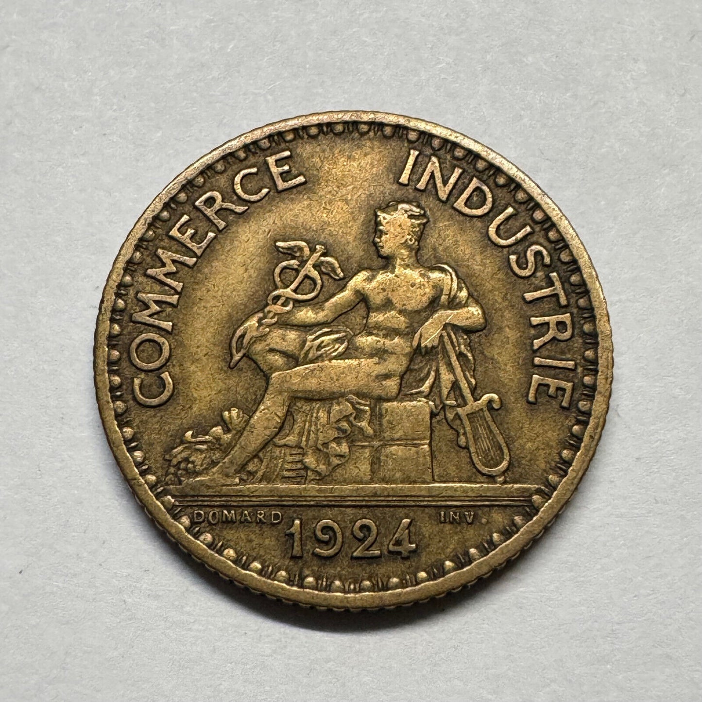 1924 France 1 Franc - Beautiful Coin - #B-018