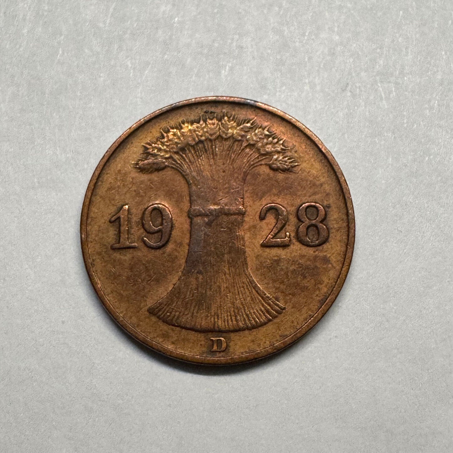 1928 Germany 1 Reichspfennig - Beautiful Coin - #B-004