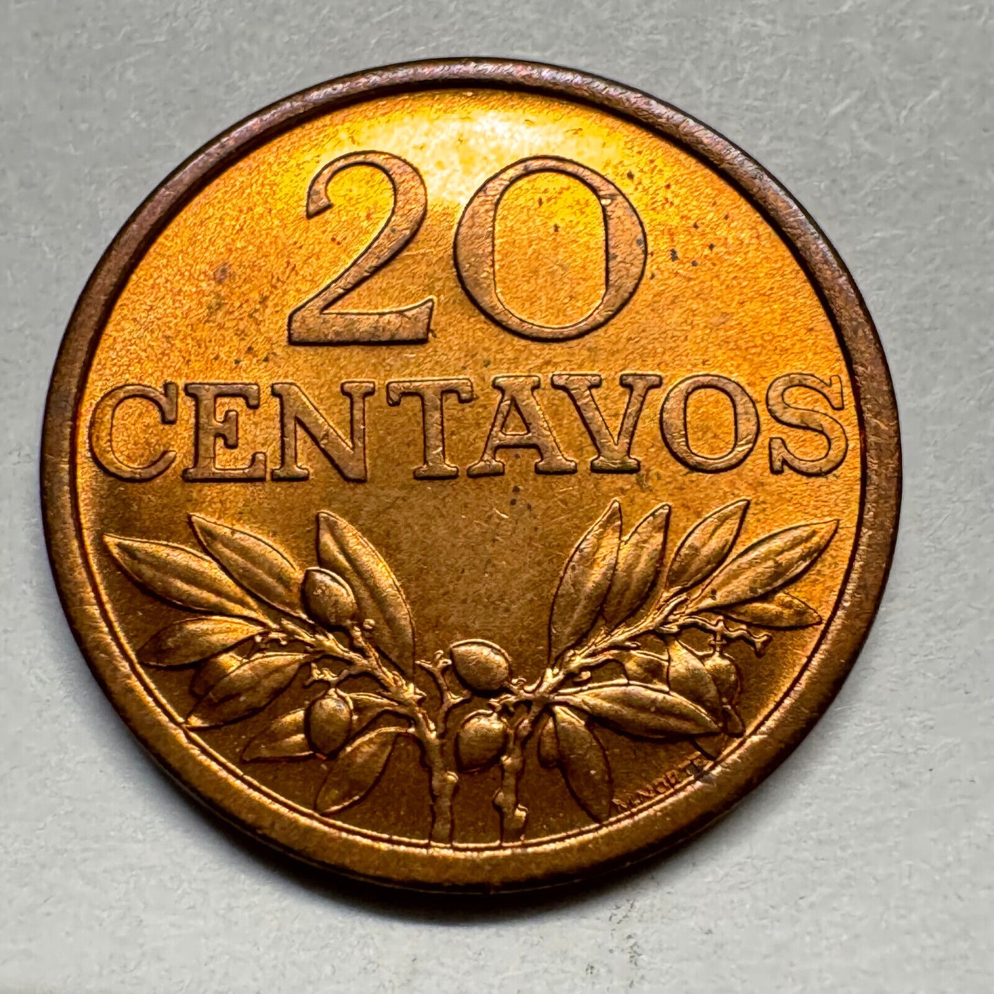 1970 Portugal 20 Centavos - Beautiful Coin - #A-081