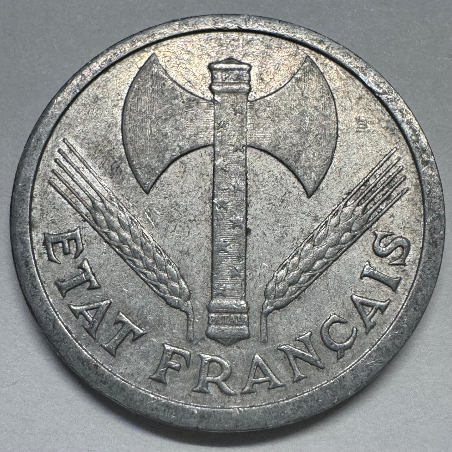 1943 France 2 Francs - Beautiful Coin - #A-080