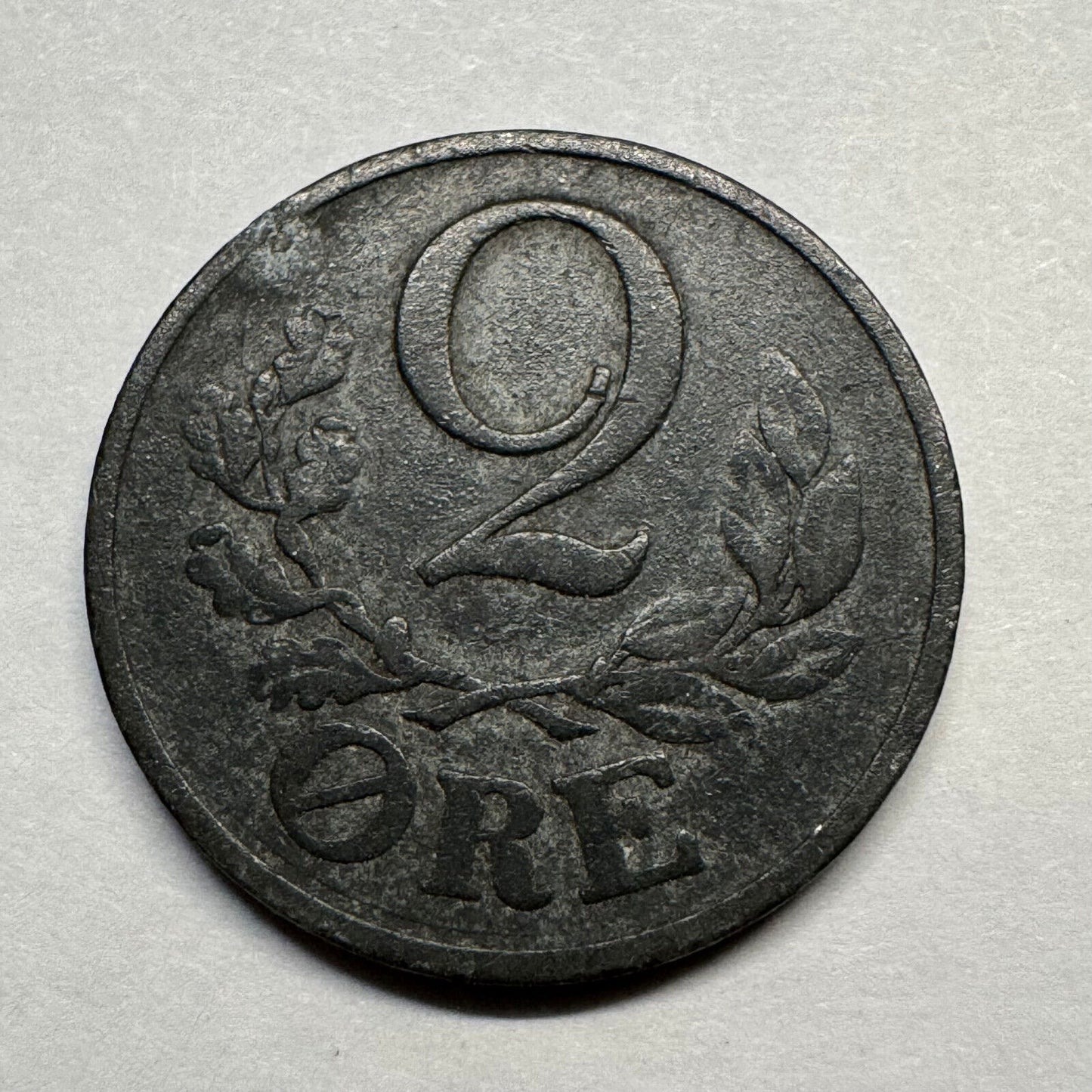 1944 Denmark 2 Ore - Beautiful Coin - #B-028