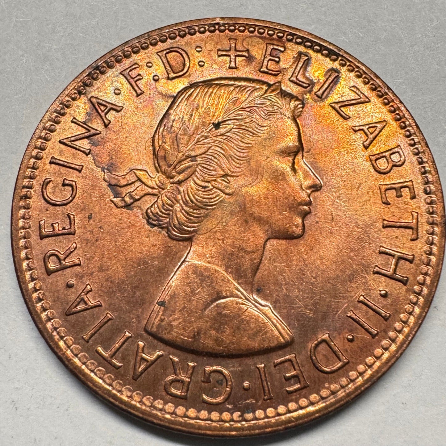 1964 Australia 1 Cent Penny- Beautiful Coin - #A-030