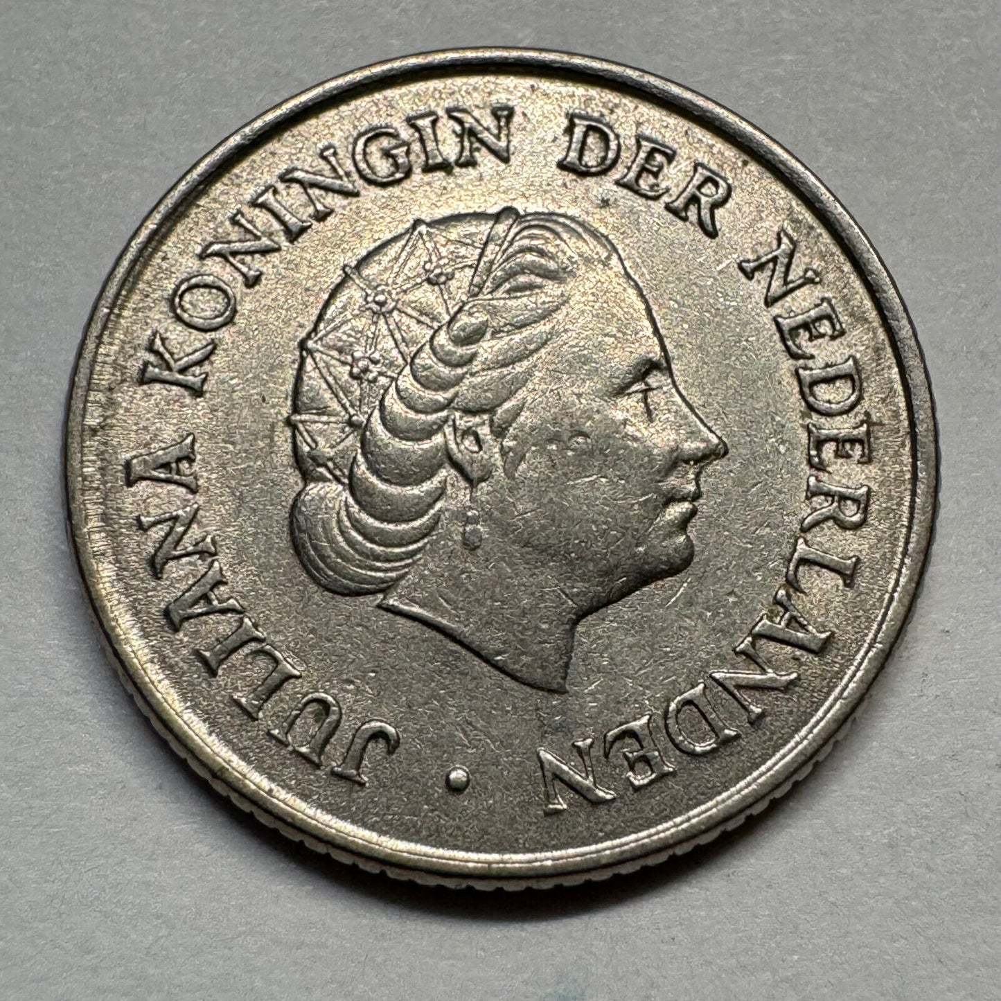 1960 Netherlands 25 Cent - Beautiful Coin - #A-071