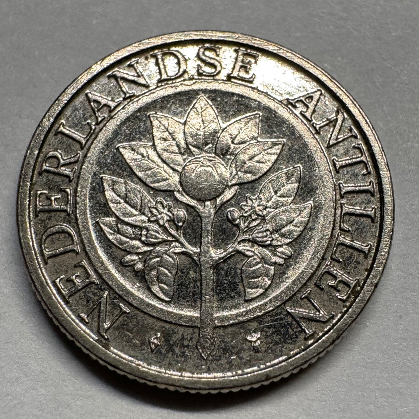 1990 Netherlands Antilles 10 Cents - Beautiful Coin - #A-071