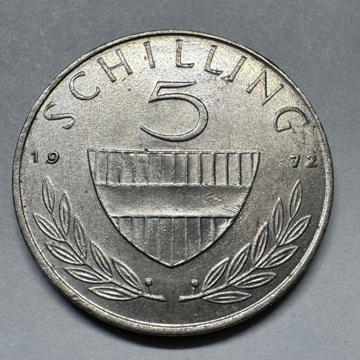 1972 Austria 5 Schilling - Beautiful Coin - #A-068