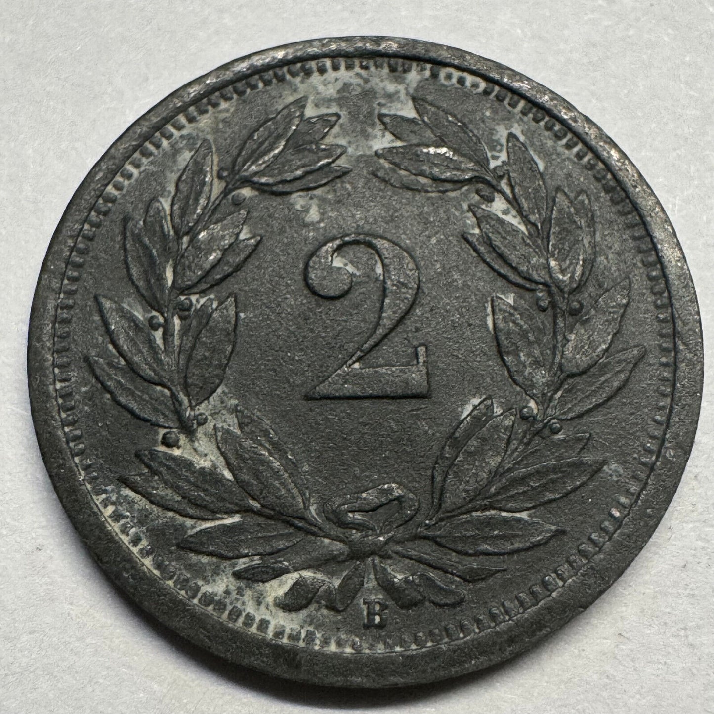 1943 Switzerland 2 Rappen - Beautiful Coin - #A-080