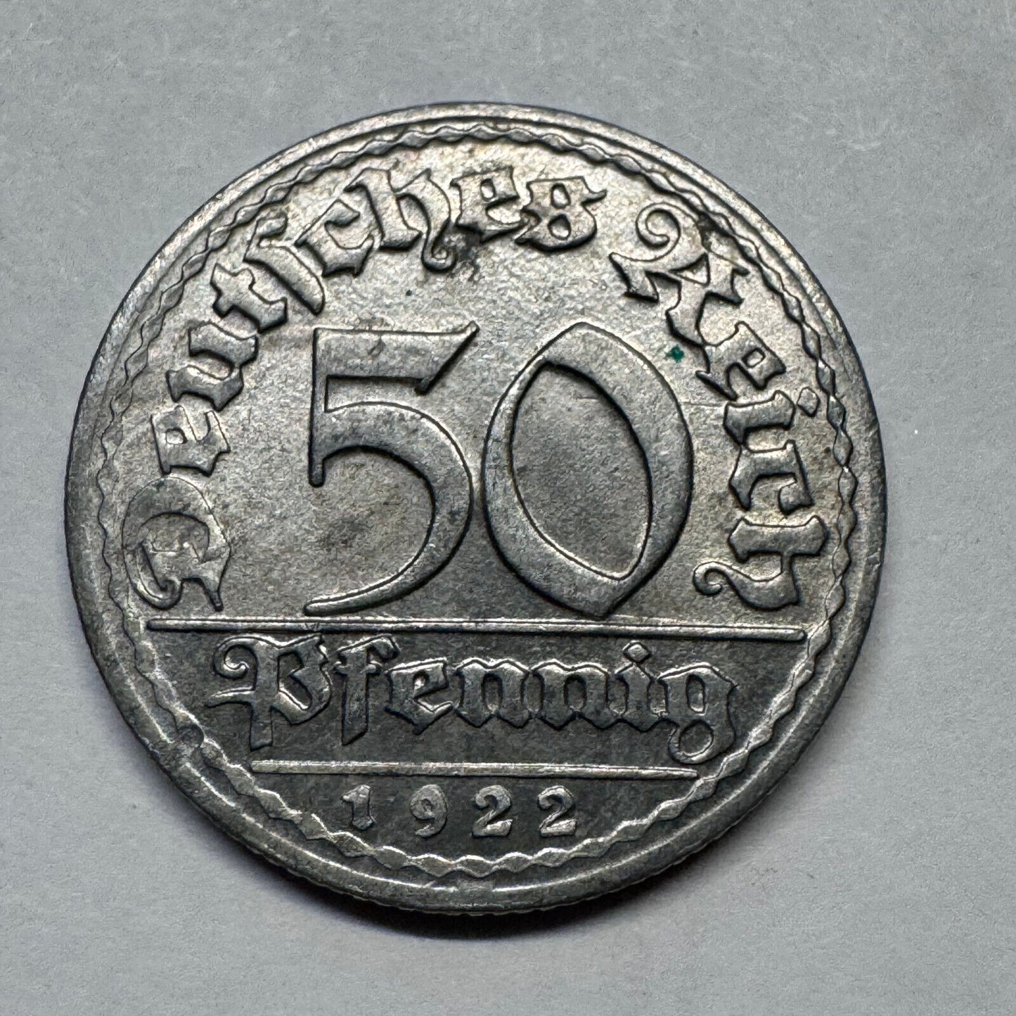 1922 Germany 50 Pfennig - Beautiful Coin - #B-035