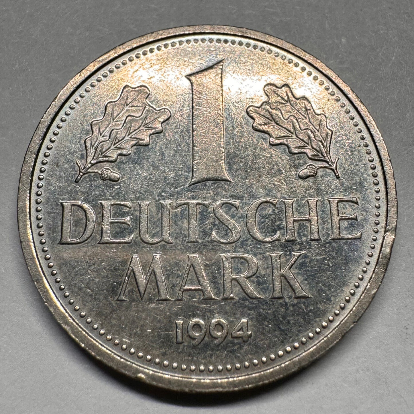 1994 Germany 1 Mark - F - Beautiful Coin - #A-049