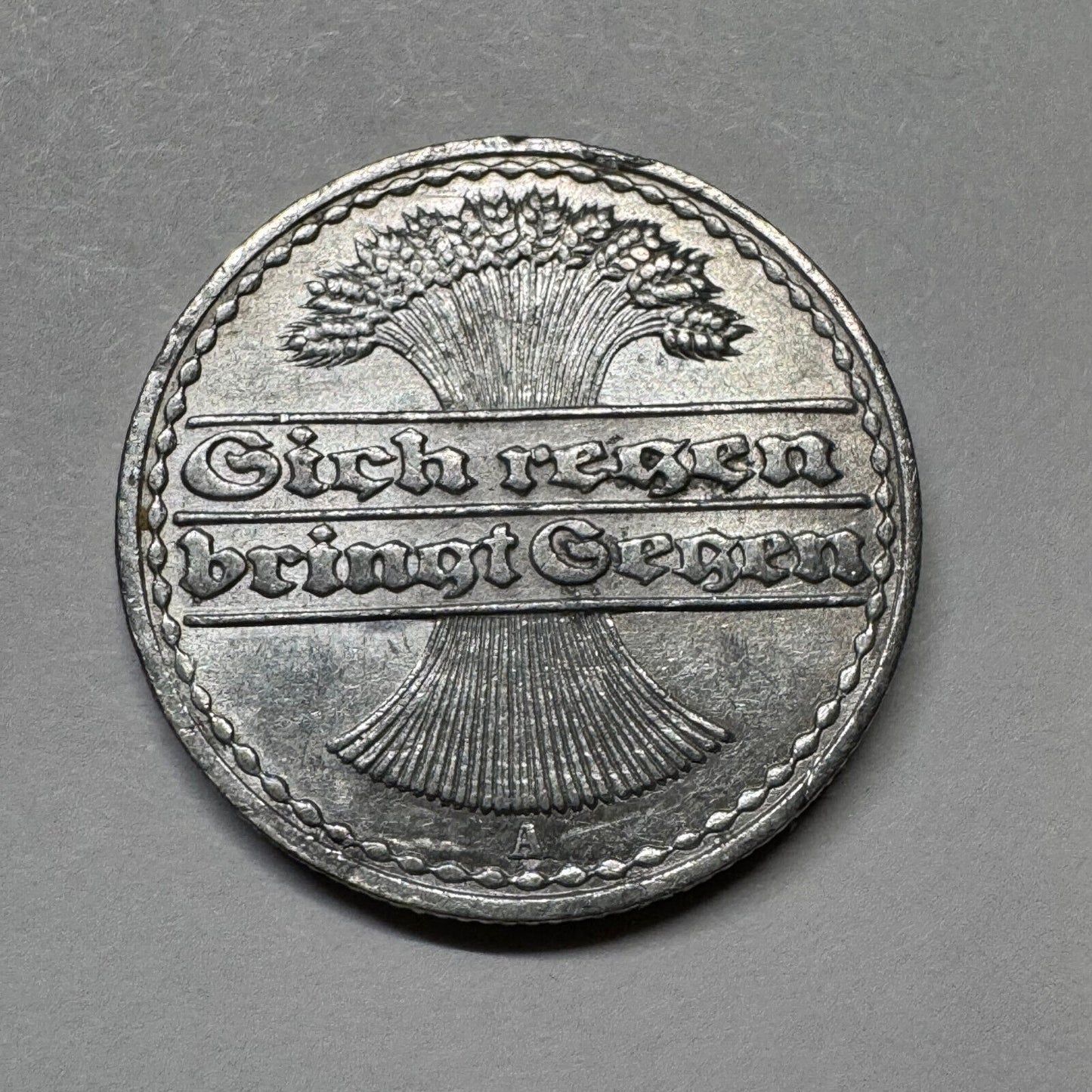 1921 Germany 50 Pfennig - Beautiful Coin - #A-100