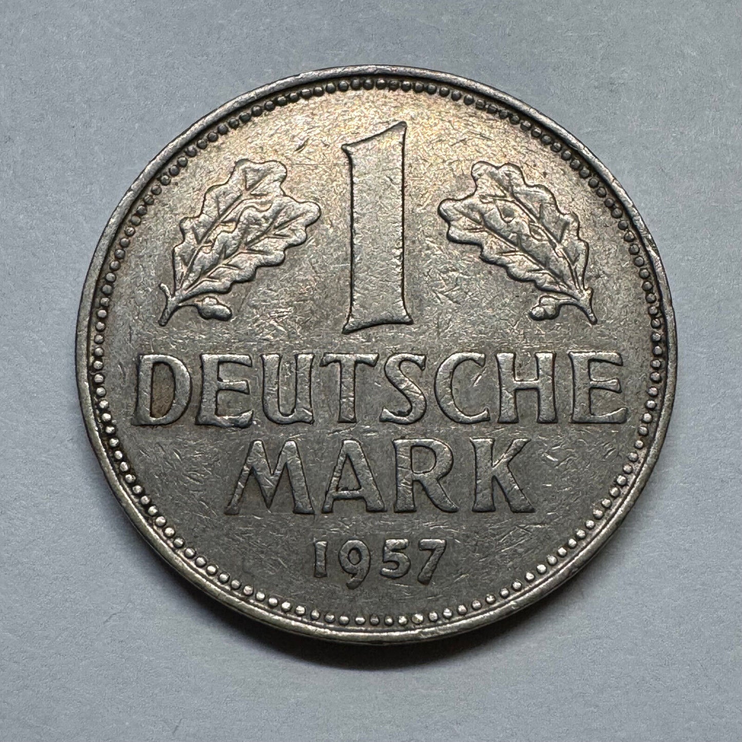 1957 Germany 1 Mark - Beautiful Coin - #B-003