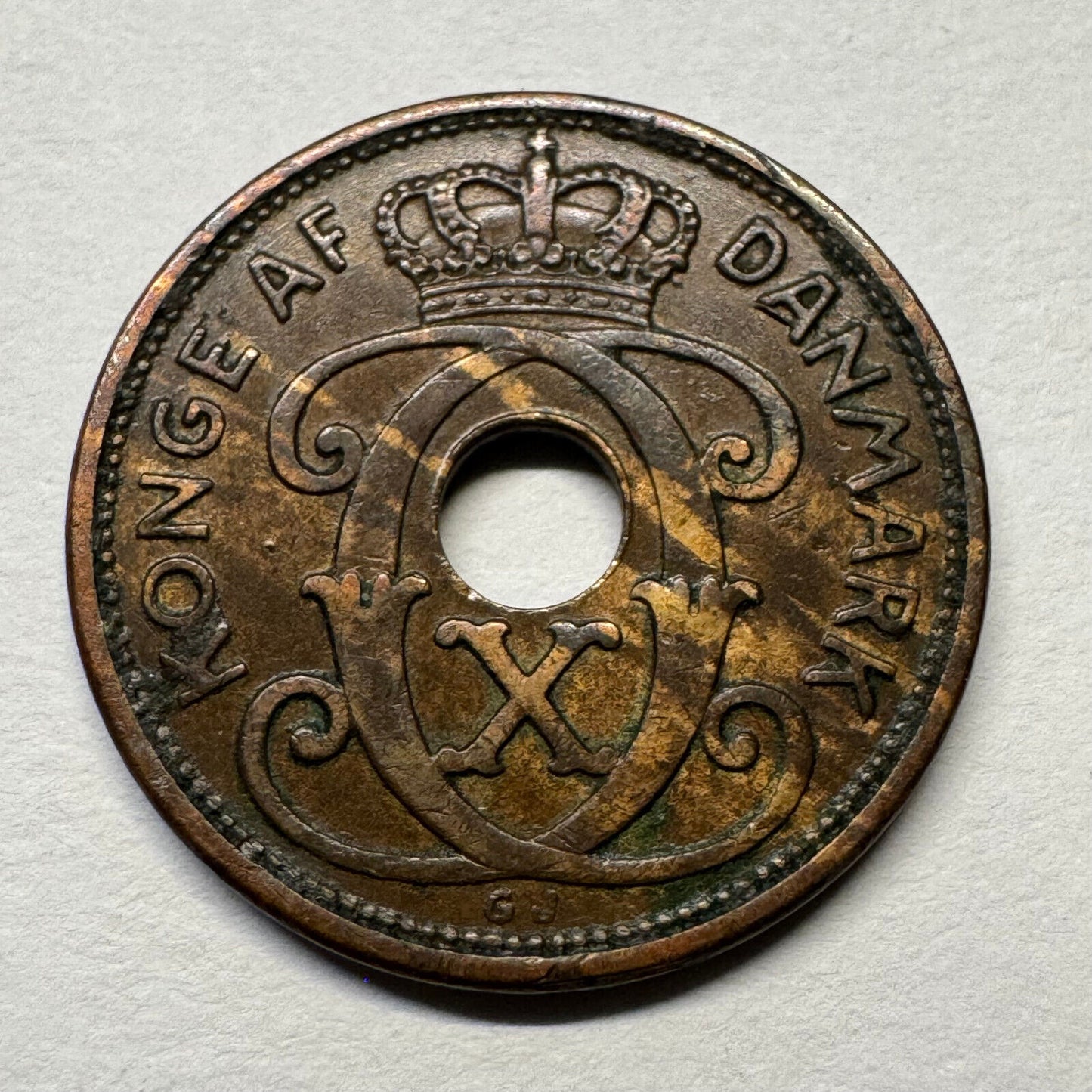 1932 Denmark 2 Ore - Beautiful Coin - #B-043