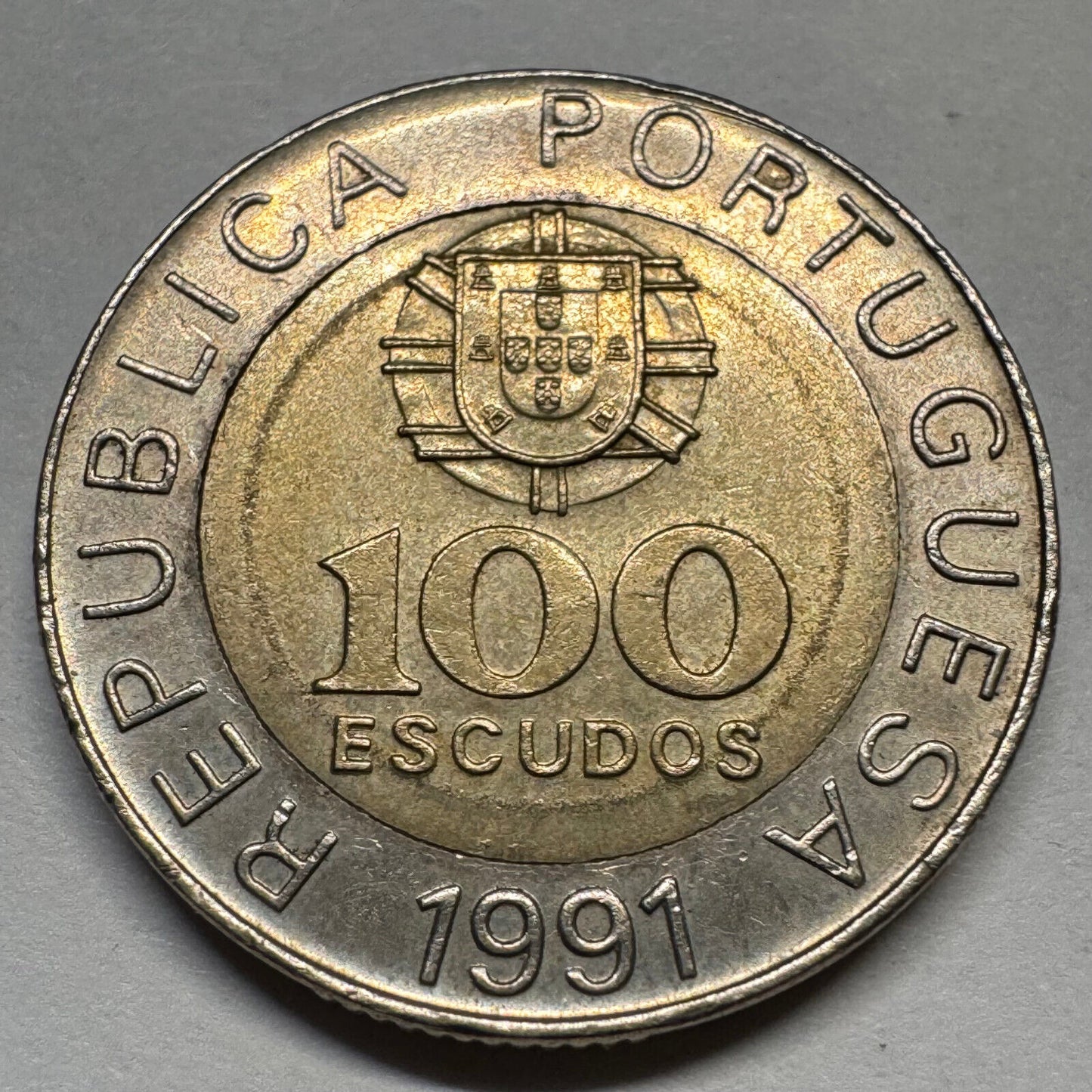 1991 Portugal 100 Escudos - Beautiful Coin - #A-076