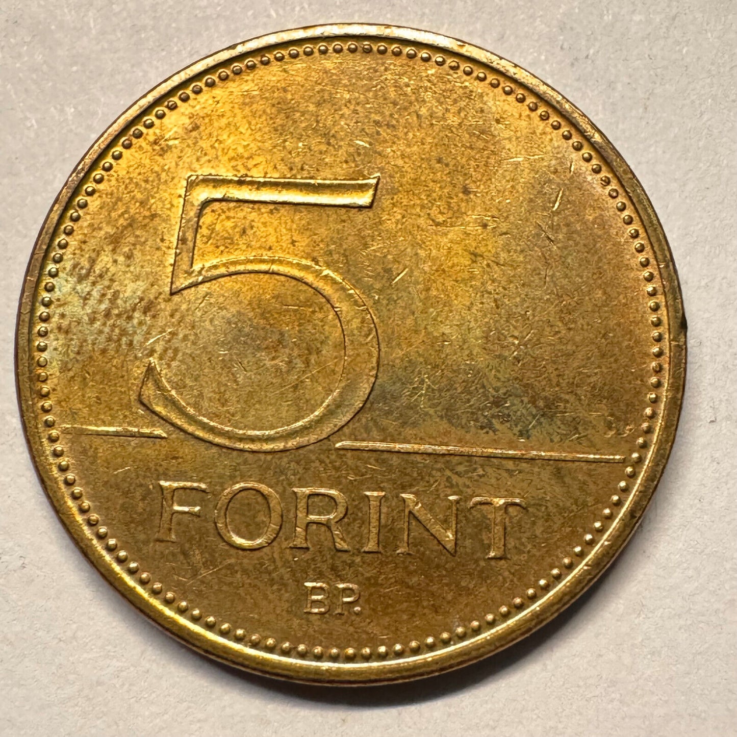 1994 Hungary 5 Forint - Beautiful Coin - #A-022