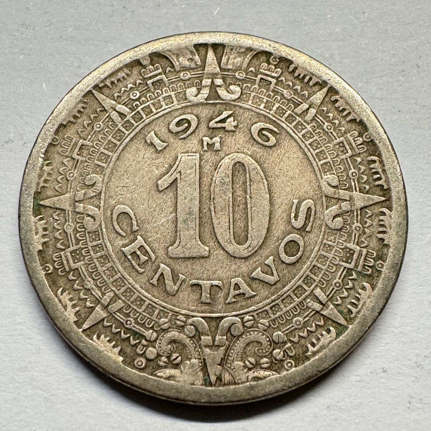1946 Mexico 10 Centavos - Beautiful Coin - #A-003