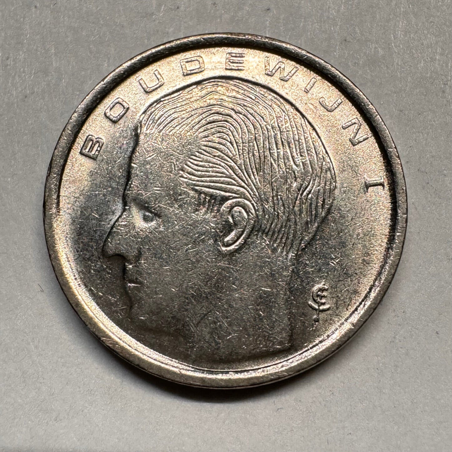 1991 Belgium 1 Franc - Beautiful Coin - #A-016