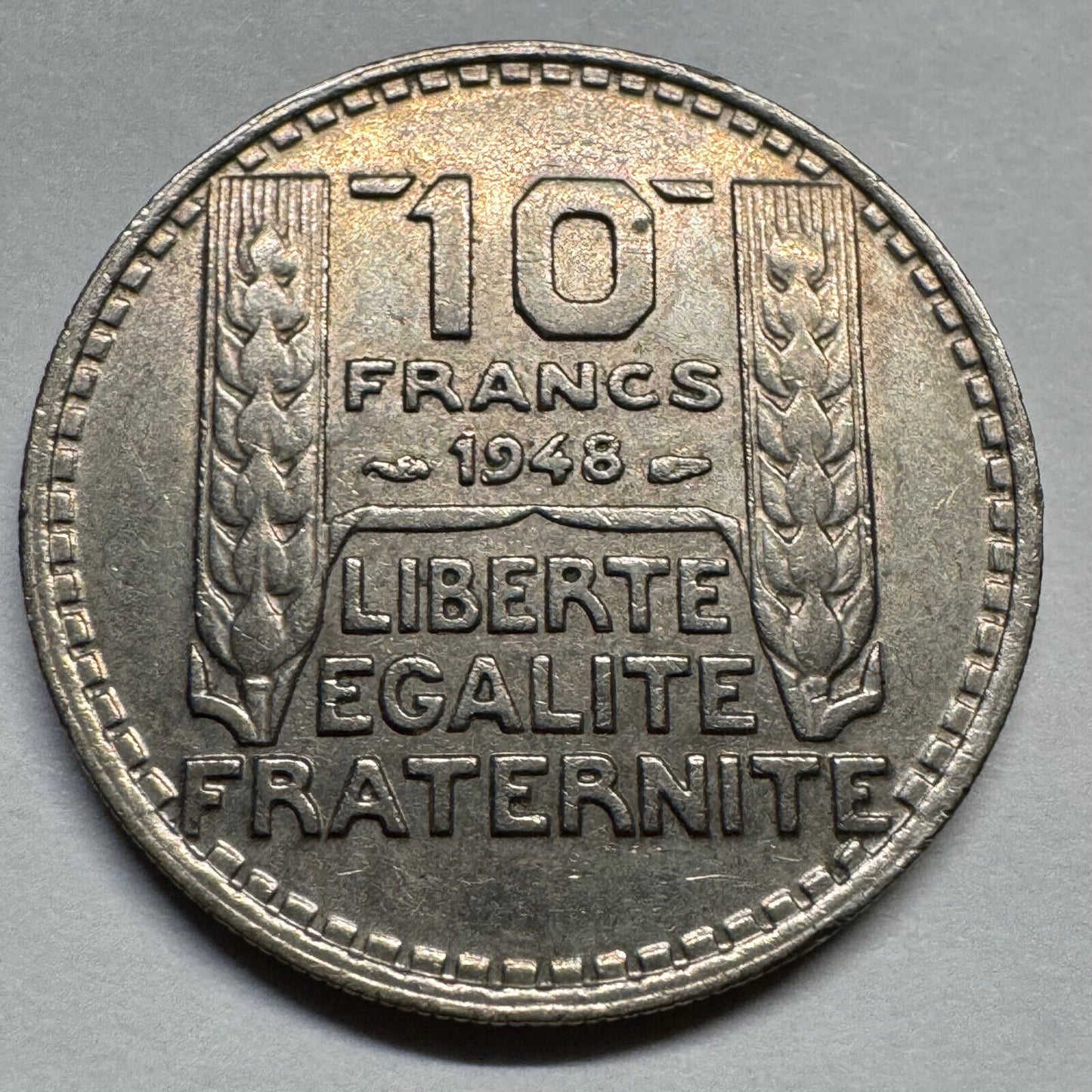 1948 France 10 Francs - Beautiful Coin - #A-074