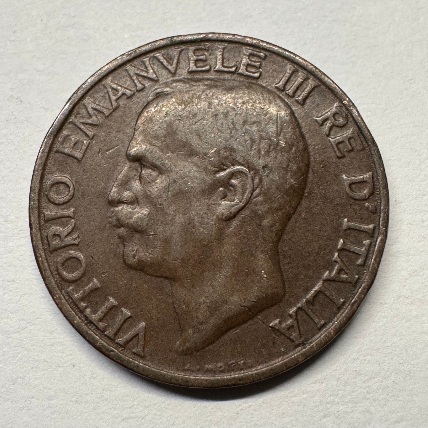 1934 Italy 10 Centesimi - Beautiful Coin - Lot #B-044