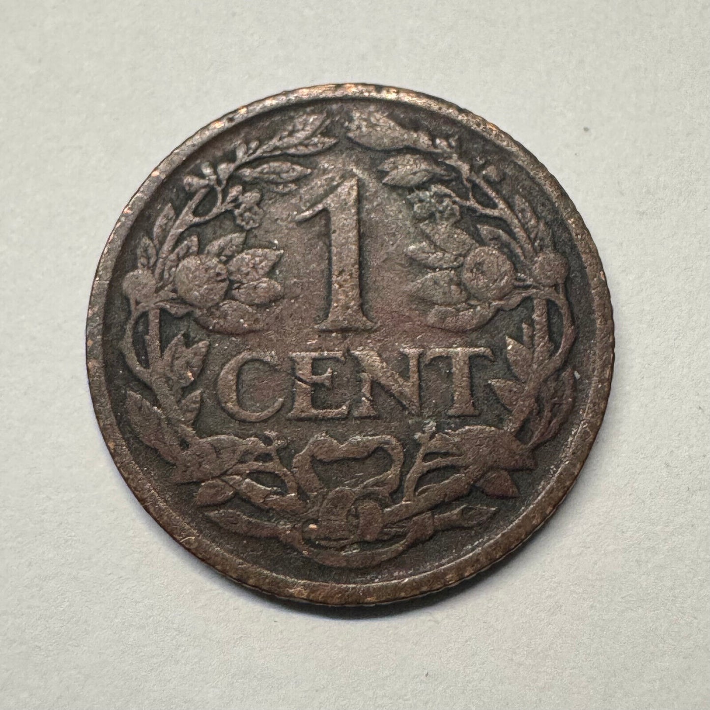 1928 Netherlands 1 Cent - Beautiful Coin - #B-047